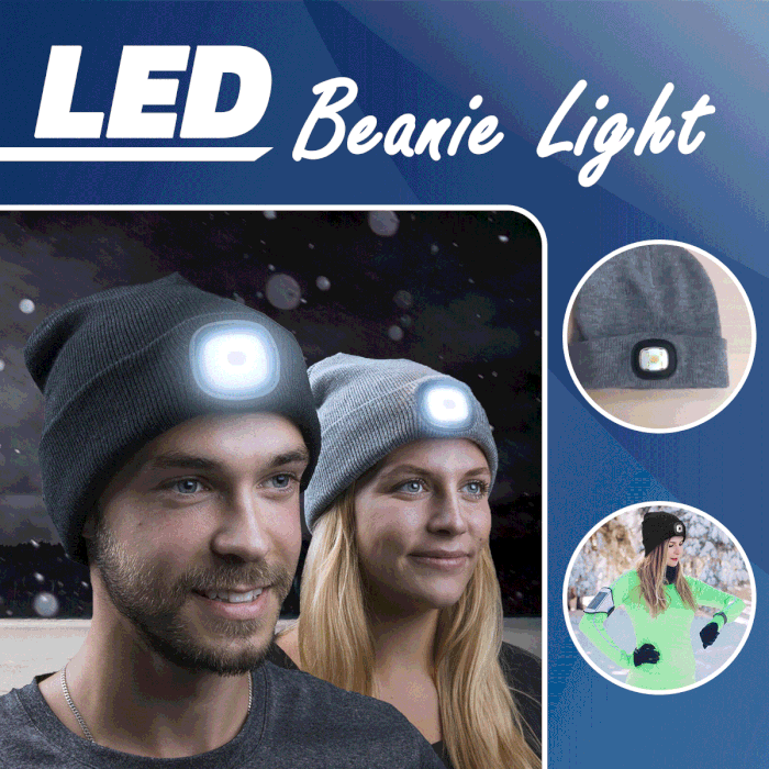 LED Lighted Beanie Cap
